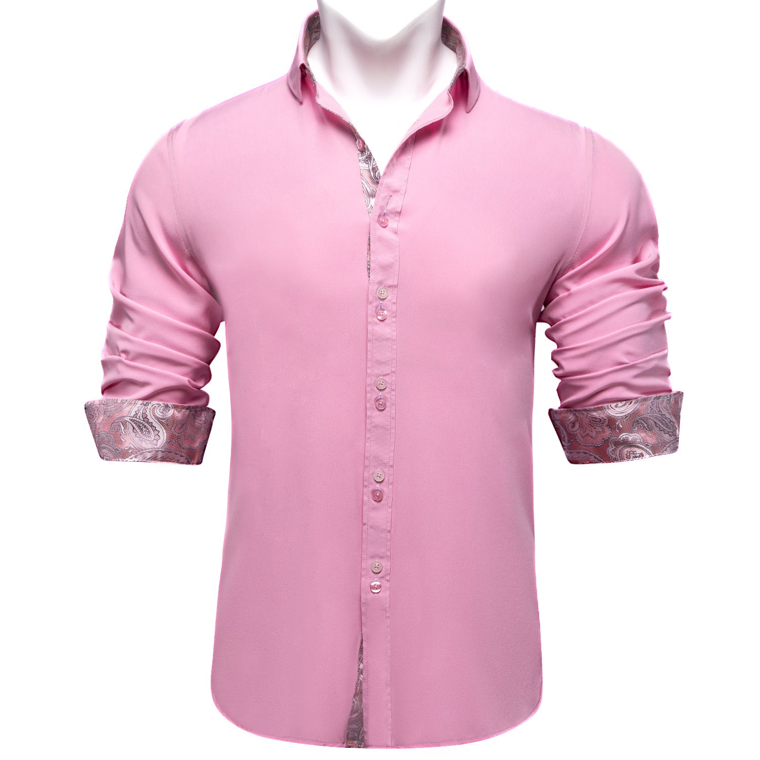 GentCrest Pink Paisley Shirt - Image 9