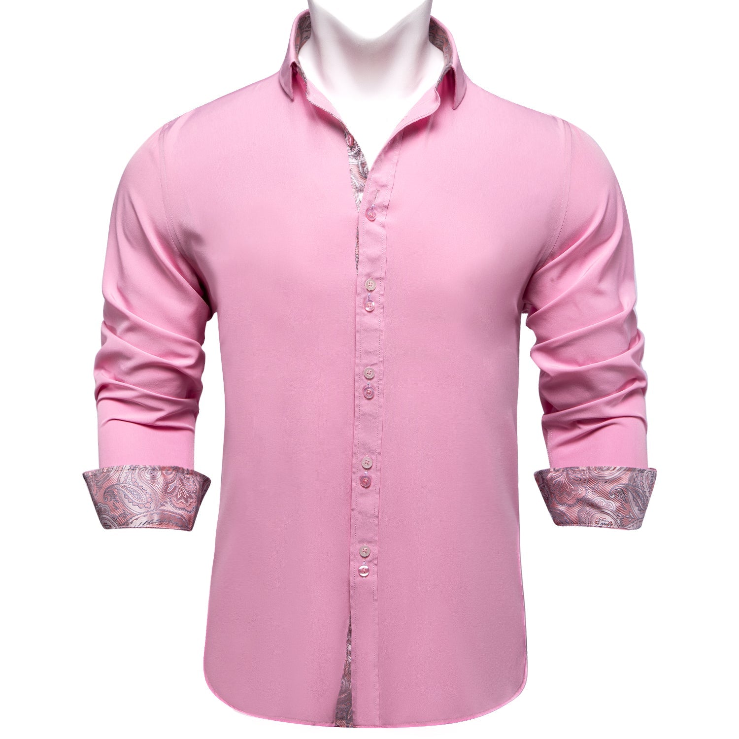 GentCrest Pink Paisley Shirt - Image 10