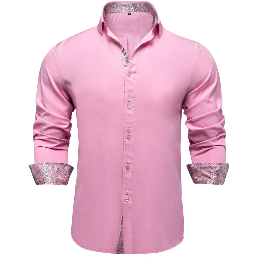 GentCrest Pink Paisley Shirt - Image 2