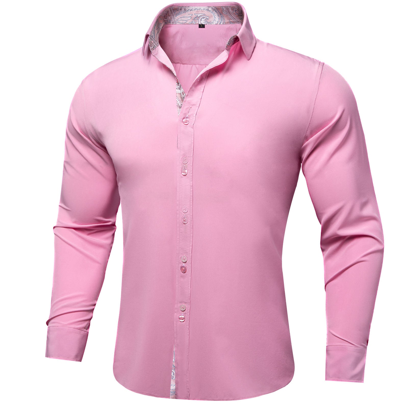 GentCrest Pink Paisley Shirt - Image 1