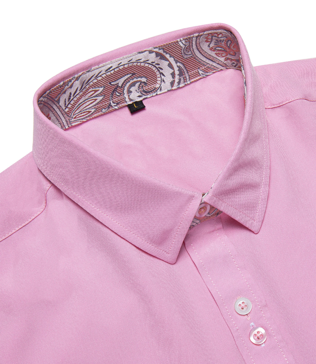 GentCrest Pink Paisley Shirt - Image 4