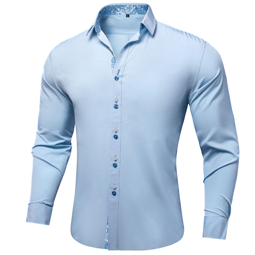 GentCrest Blue Paisley Shirt - Image 1