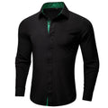GentCrest Black Solid Shirt - Image 1