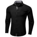 GentCrest Black Solid Shirt - Image 1