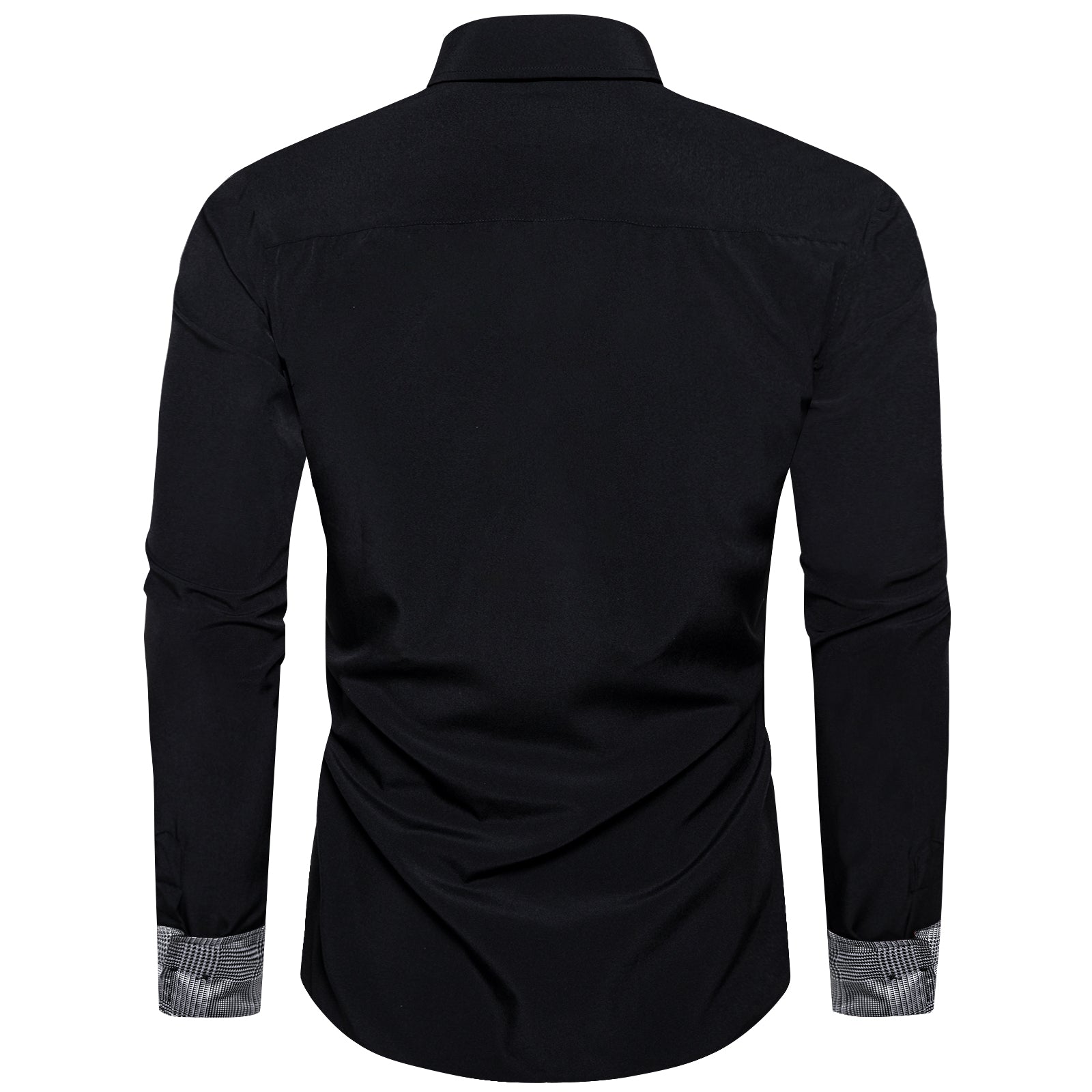 GentCrest Black Solid Shirt - Image 2