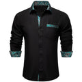 GentCrest Black Paisley Shirt - Image 1
