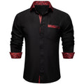 GentCrest Black Paisley Shirt - Image 1