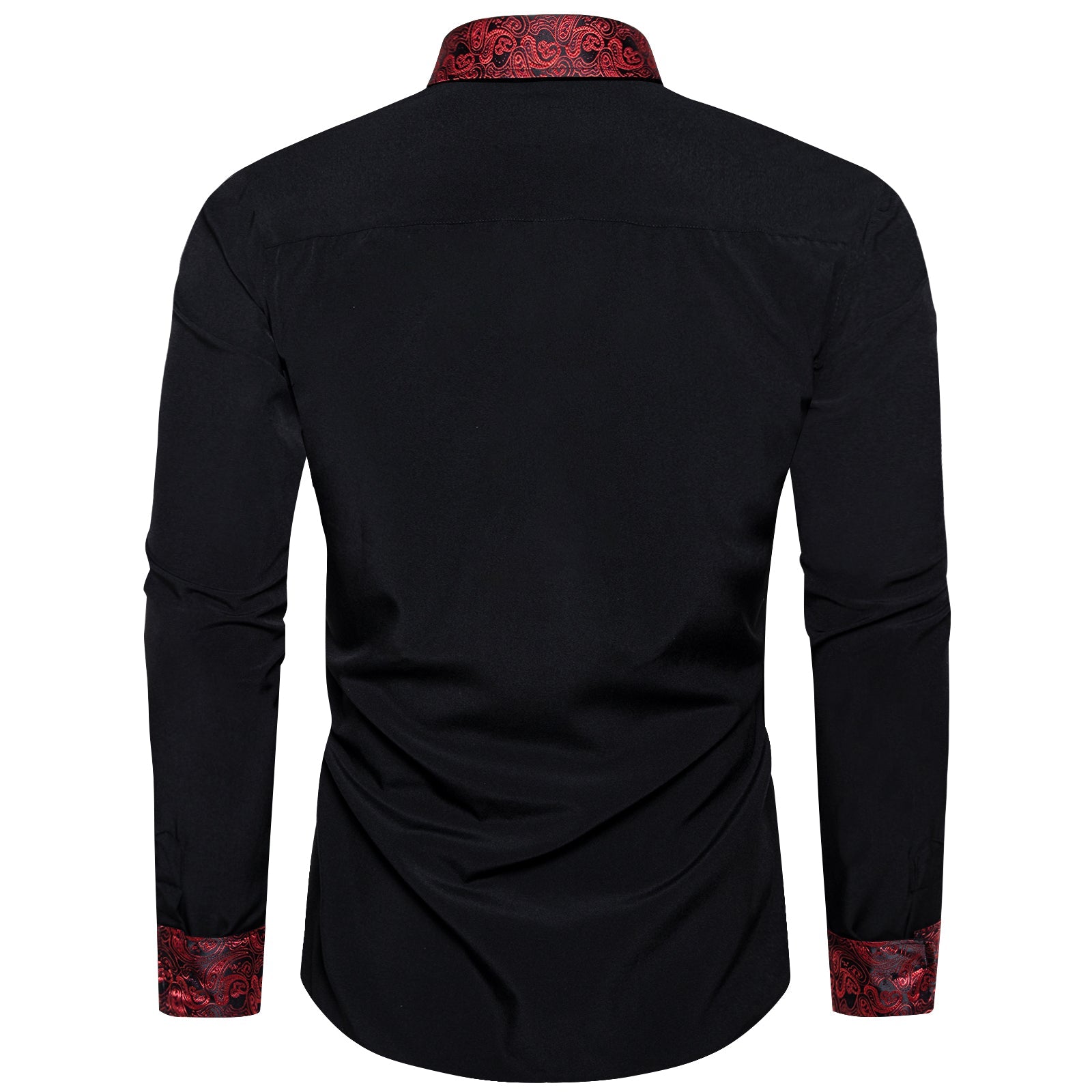 GentCrest Black Paisley Shirt - Image 5