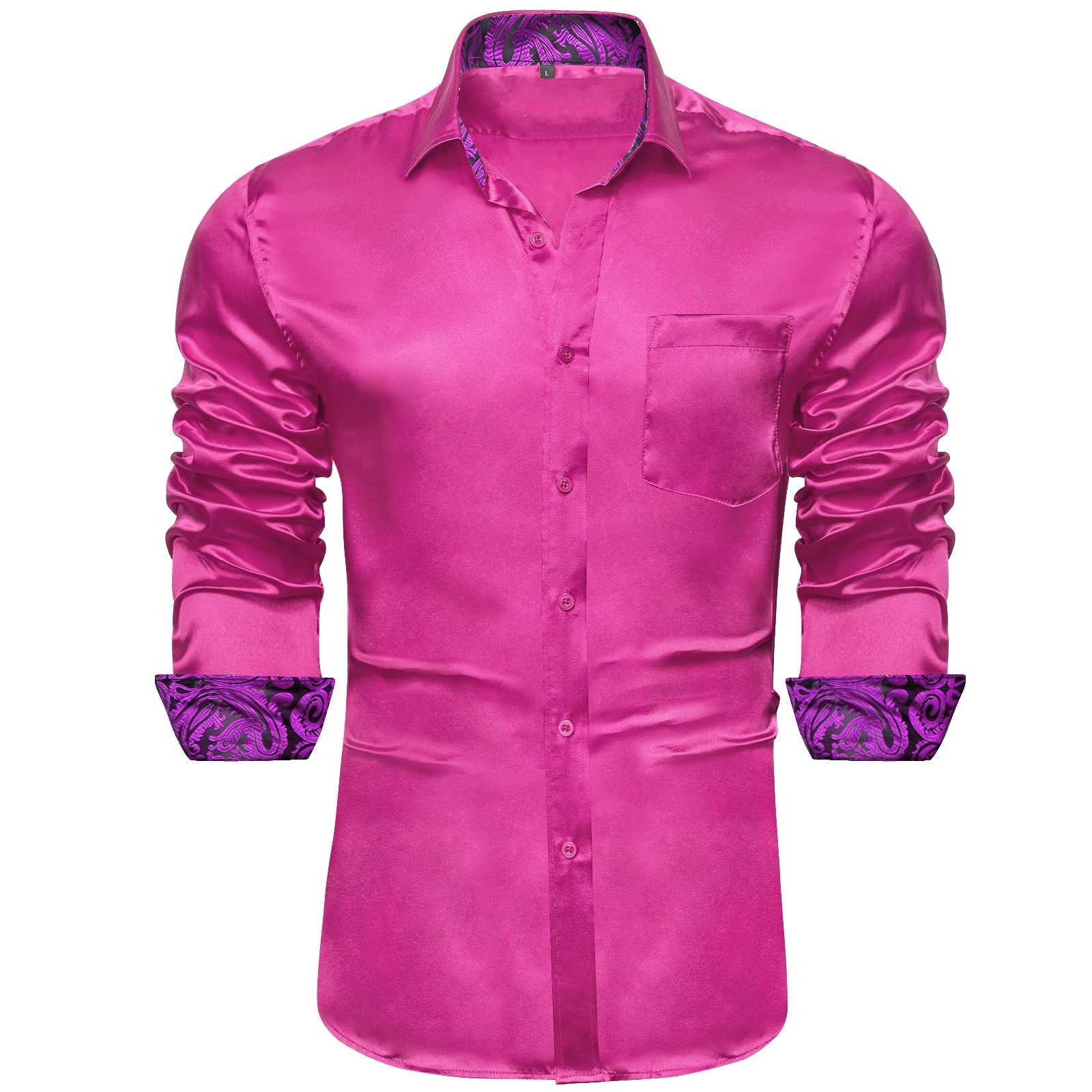 GentCrest Red Paisley Shirt - Image 1