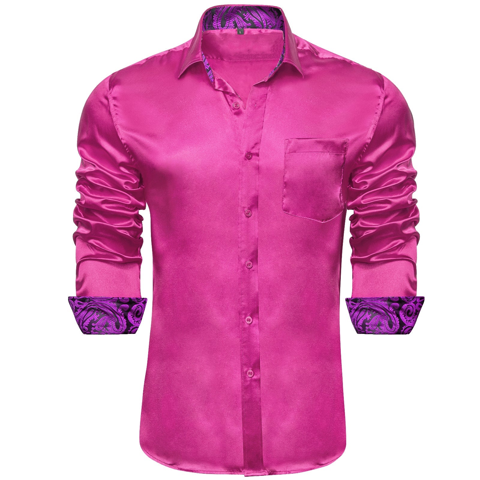 GentCrest Red Paisley Shirt - Image 2