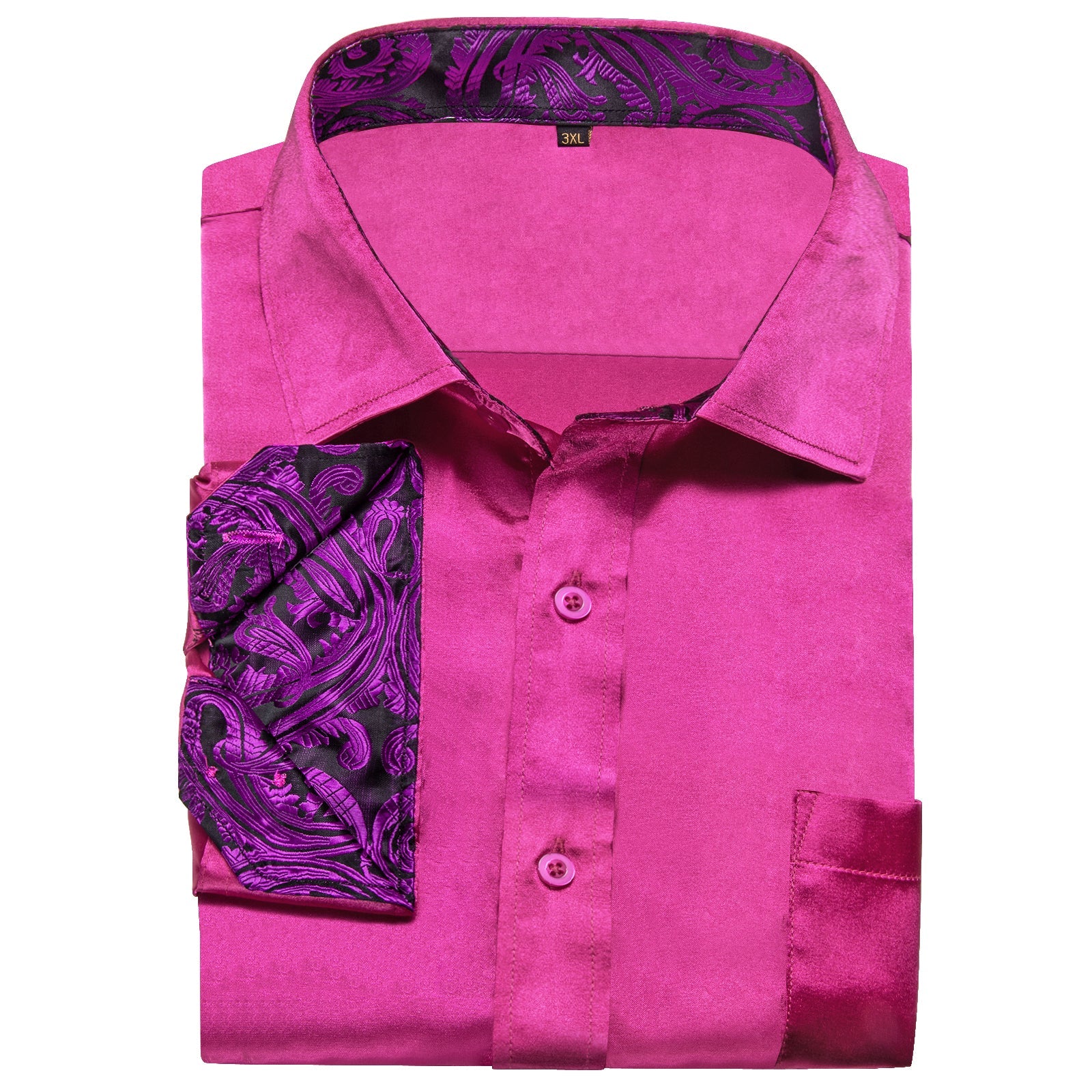 GentCrest Red Paisley Shirt - Image 4