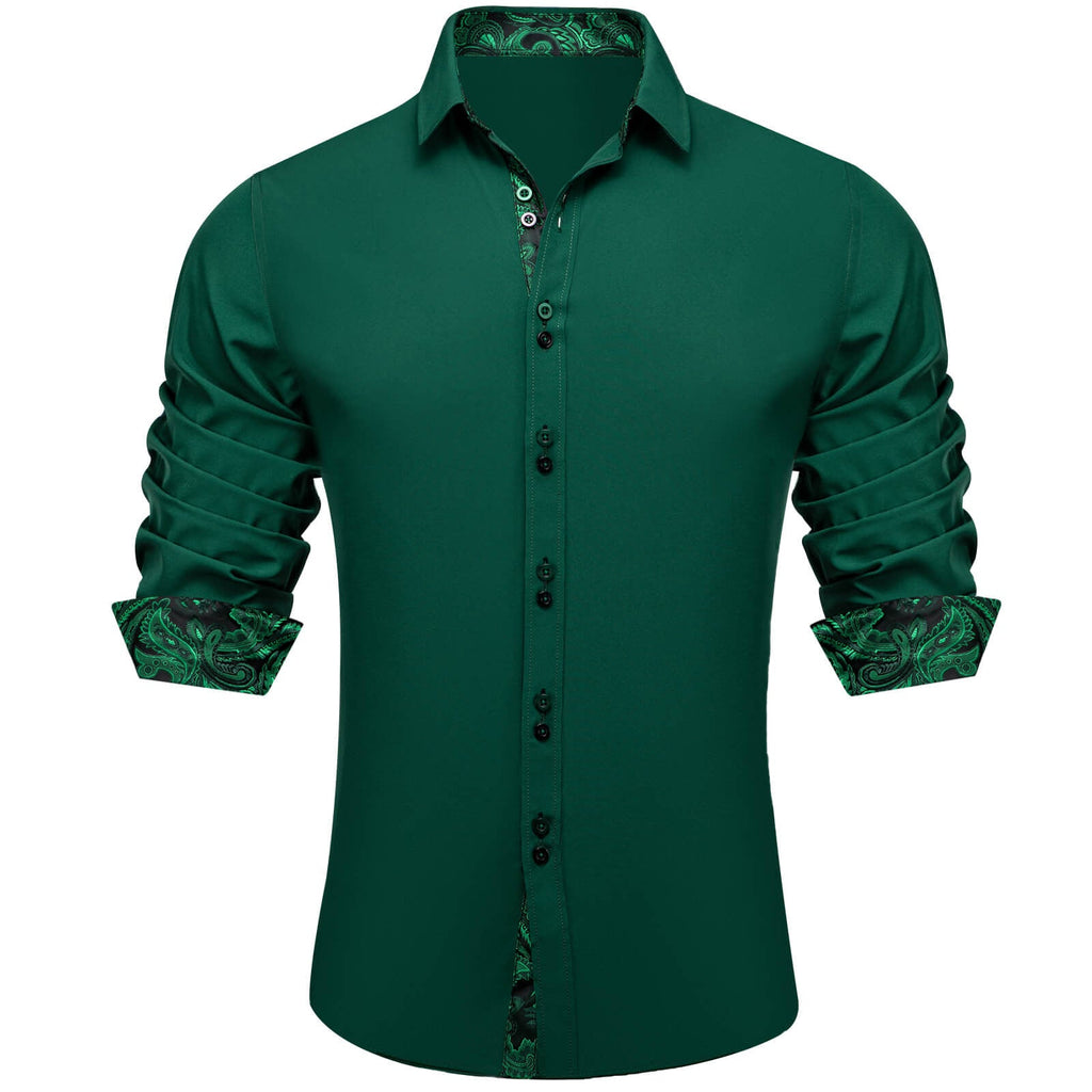 GentCrest Green Solid Shirt - Image 1