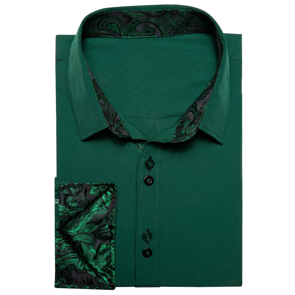 GentCrest Green Solid Shirt - Image 4