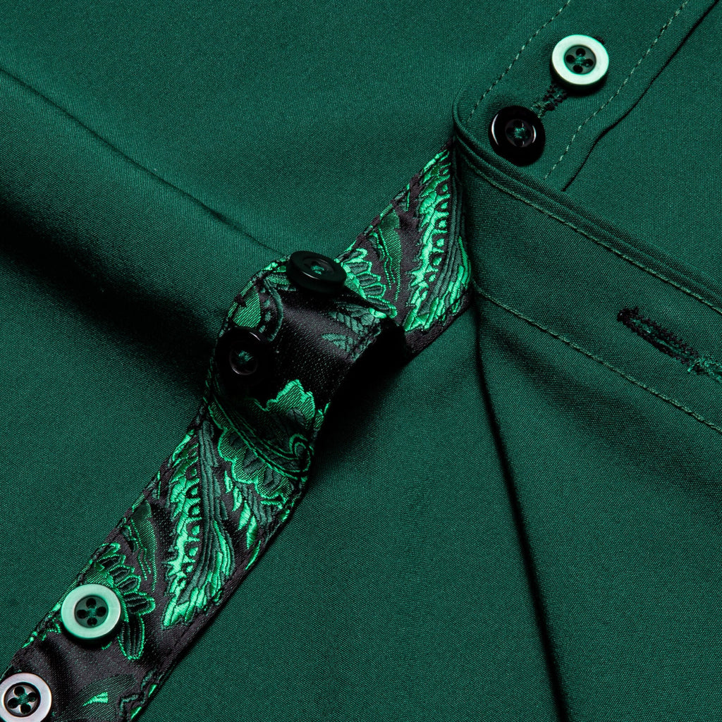 GentCrest Green Solid Shirt - Image 5