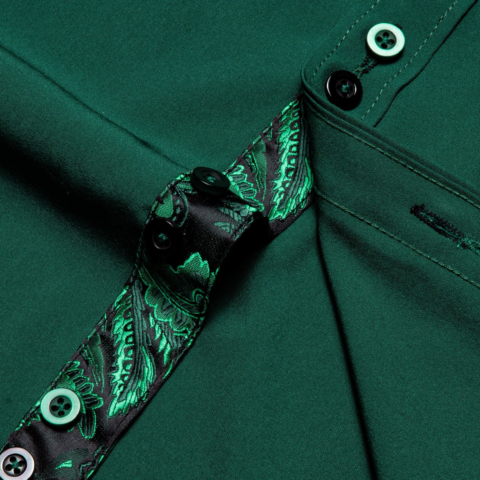GentCrest Green Solid Shirt - Image 5