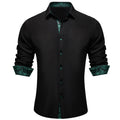 GentCrest Black Paisley Shirt - Image 1