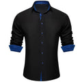 GentCrest Black Solid Shirt - Image 1