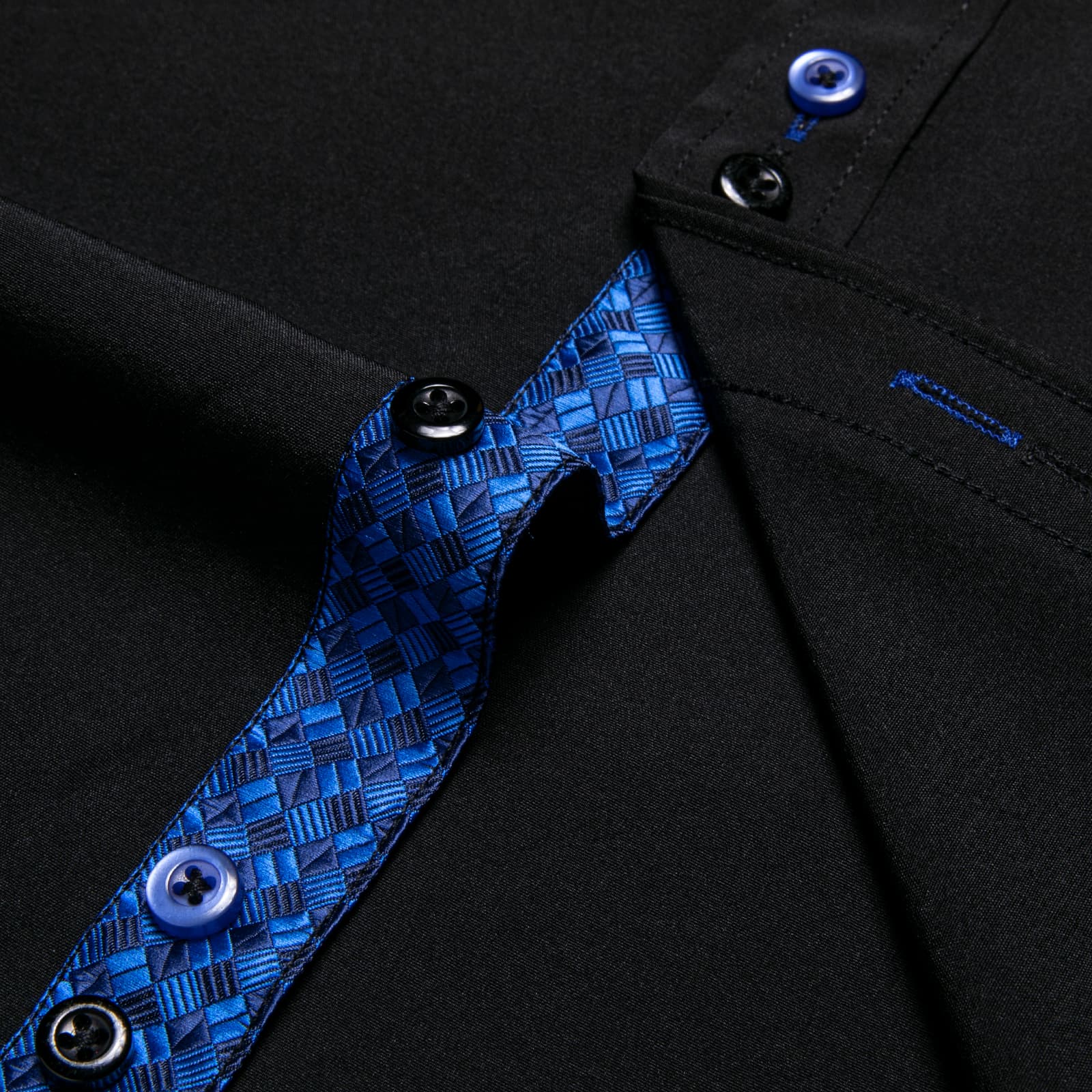 GentCrest Black Solid Shirt - Image 5