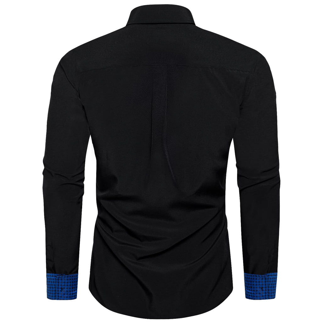 GentCrest Black Solid Shirt - Image 4