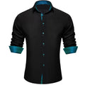 GentCrest Black Solid Shirt - Image 1