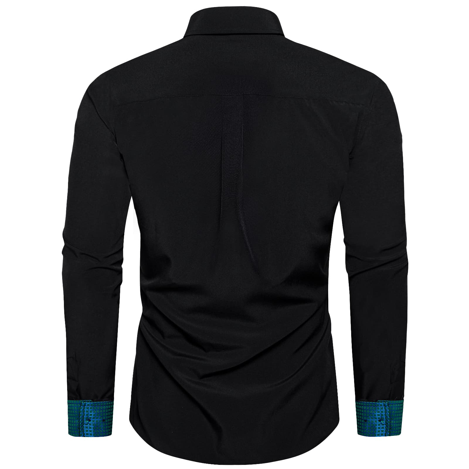 GentCrest Black Solid Shirt - Image 4