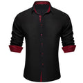 GentCrest Black Solid Shirt - Image 1