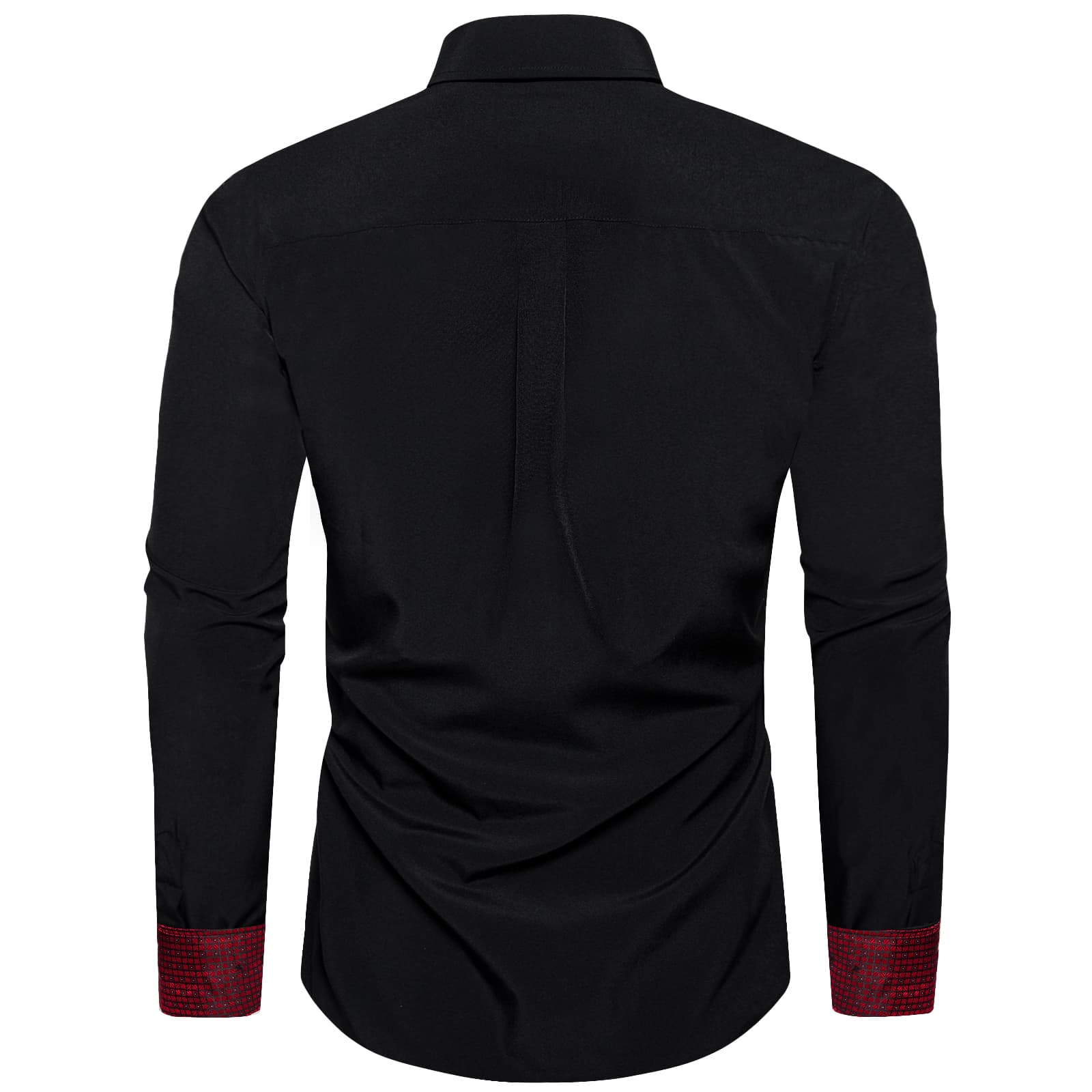 GentCrest Black Solid Shirt - Image 4