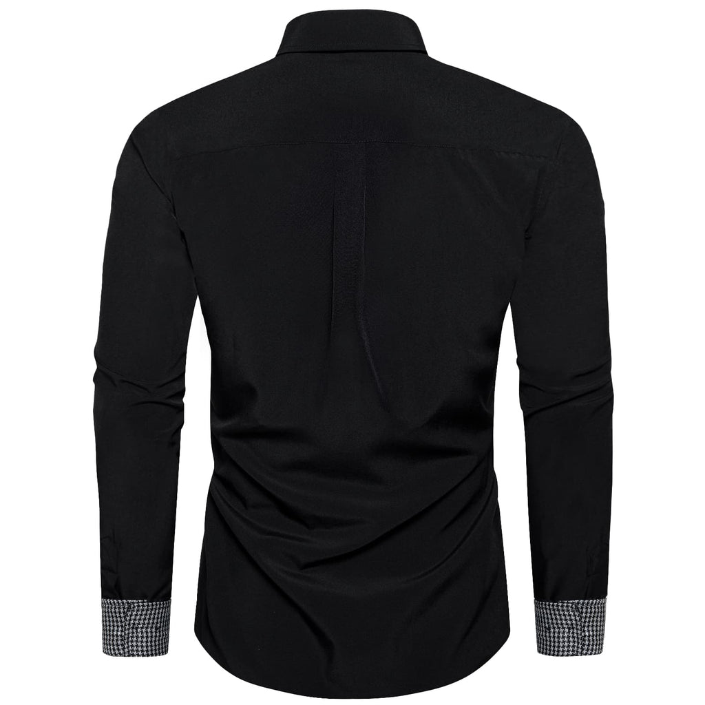 GentCrest Black Solid Shirt - Image 4