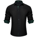 GentCrest Black Solid Shirt - Image 1