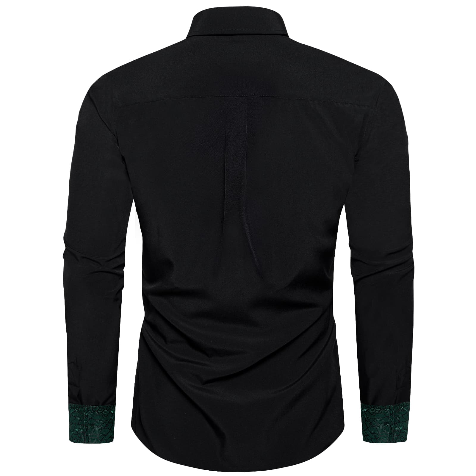 GentCrest Black Solid Shirt - Image 4