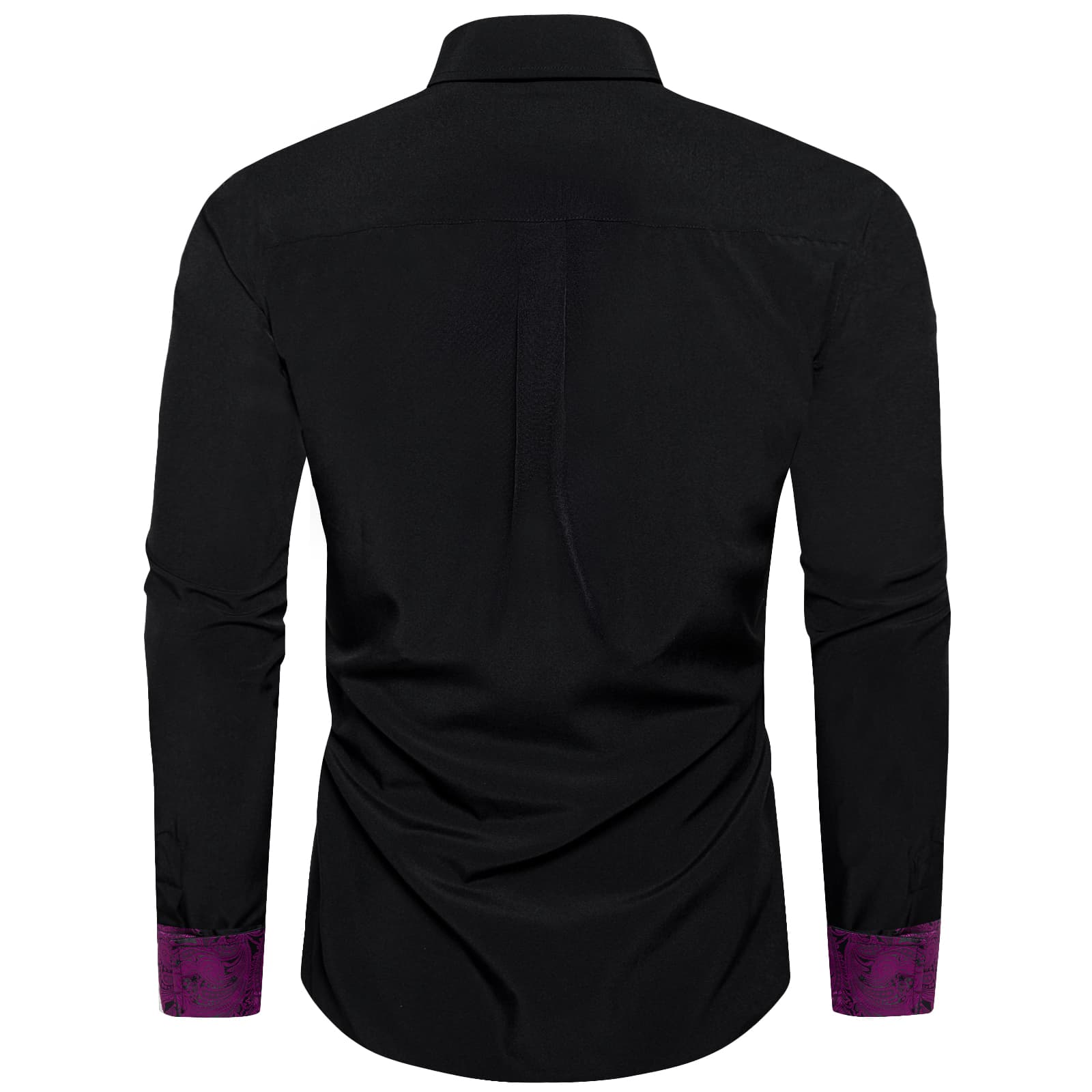 GentCrest Black Solid Shirt - Image 4