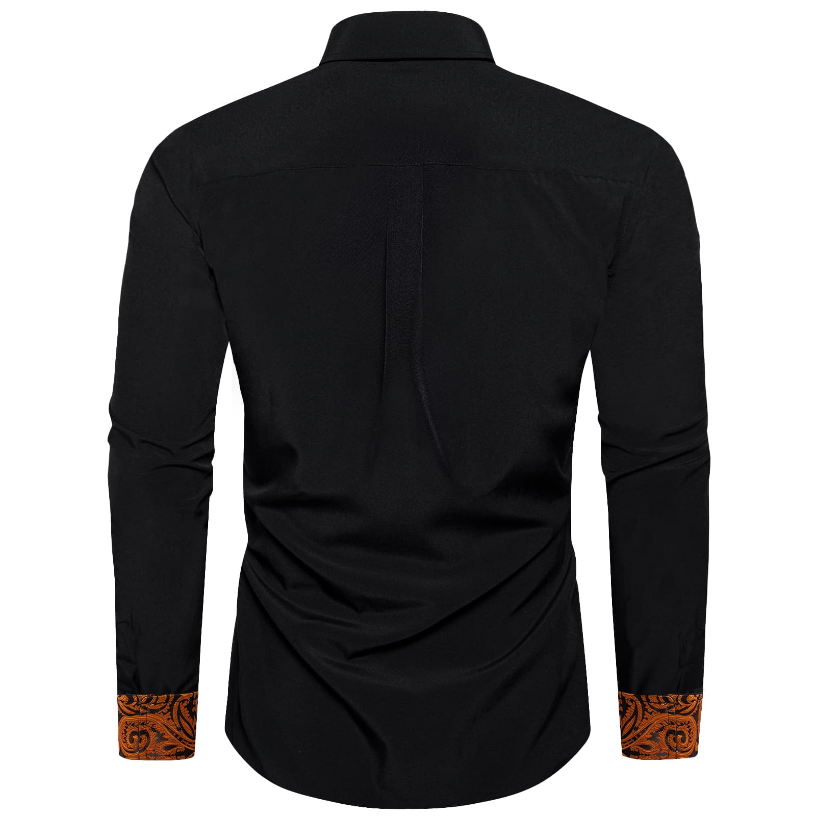 GentCrest Black Solid Shirt - Image 4