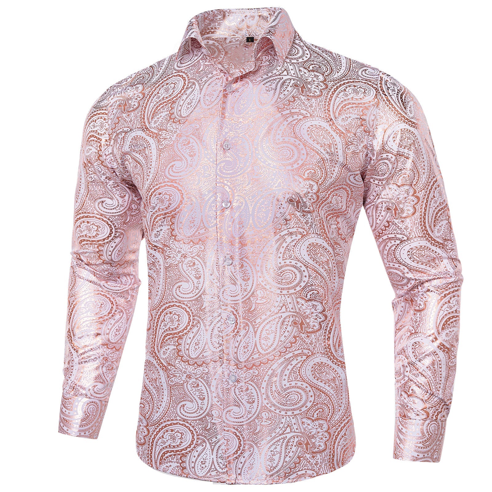GentCrest Pink Paisley Shirt - Image 1