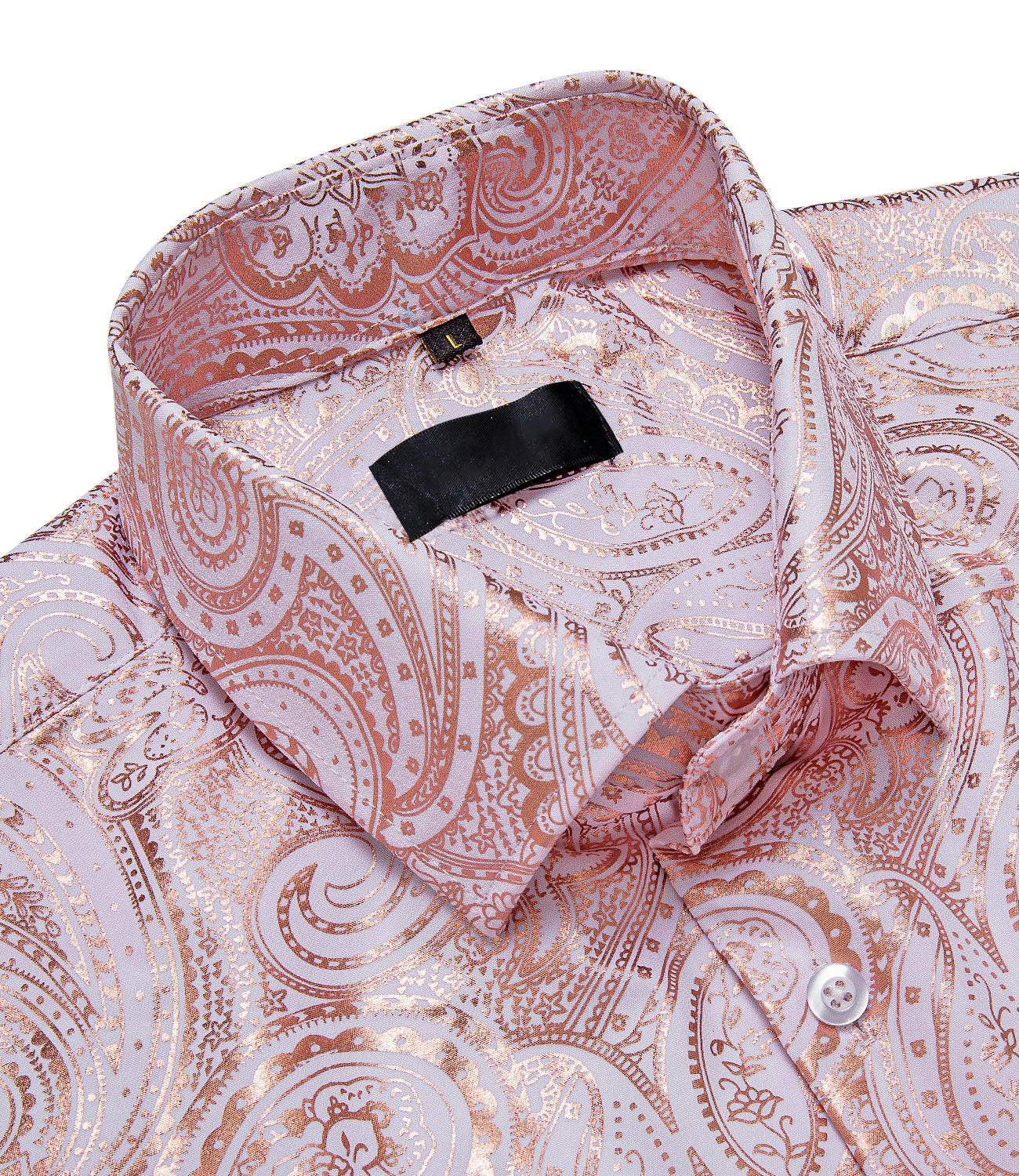 GentCrest Pink Paisley Shirt - Image 4