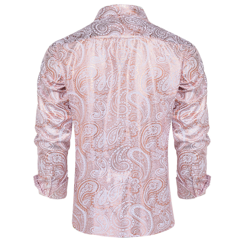 GentCrest Pink Paisley Shirt - Image 2