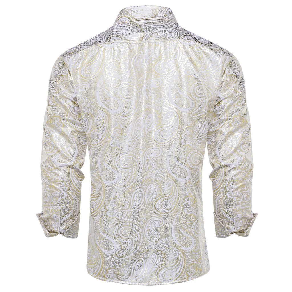 GentCrest White Paisley Shirt - Image 2