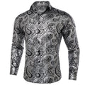 GentCrest Black Paisley Shirt - Image 1