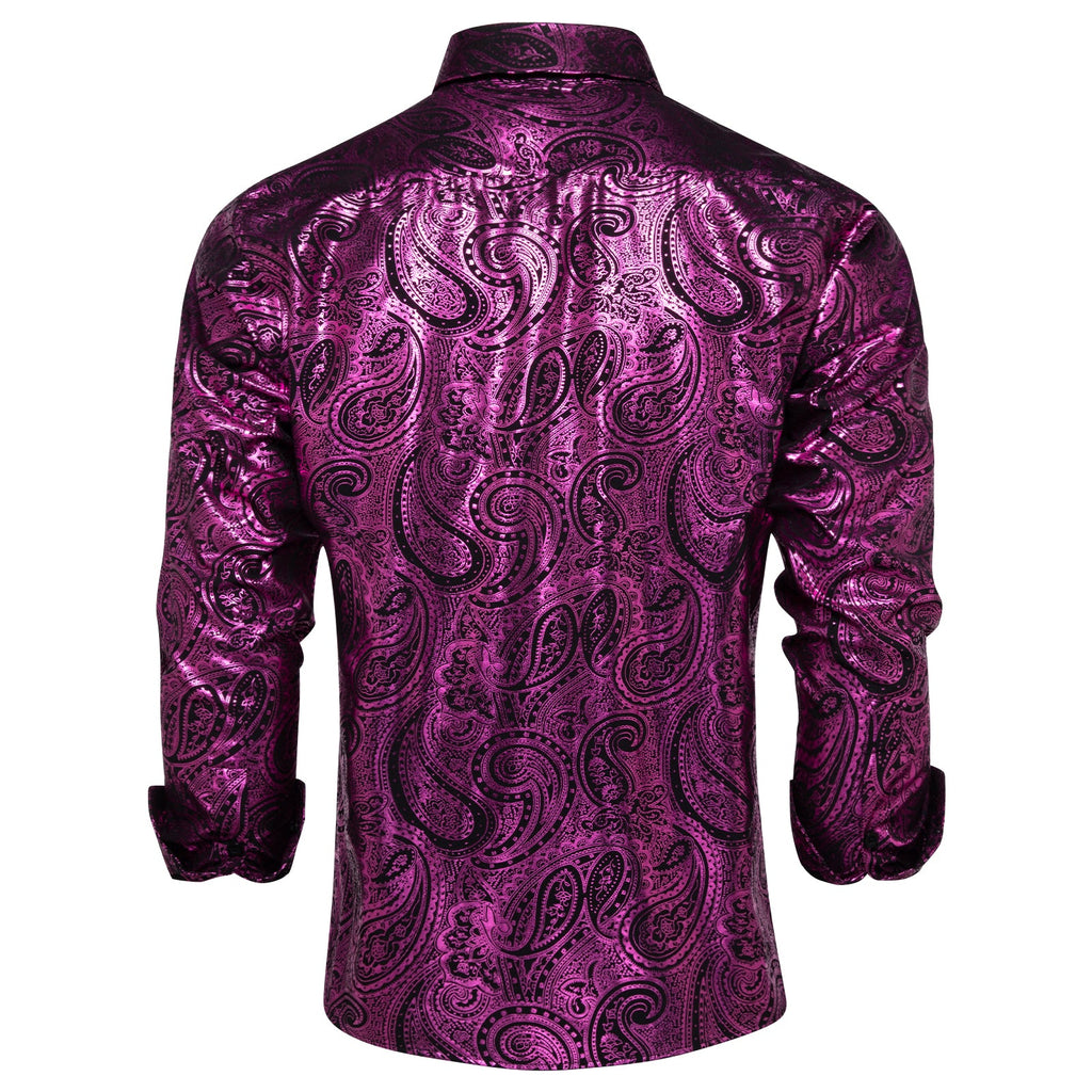 GentCrest Black Paisley Shirt - Image 2