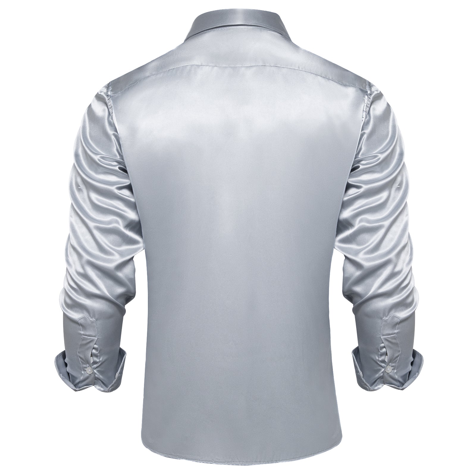 GentCrest Grey Solid Shirt - Image 3