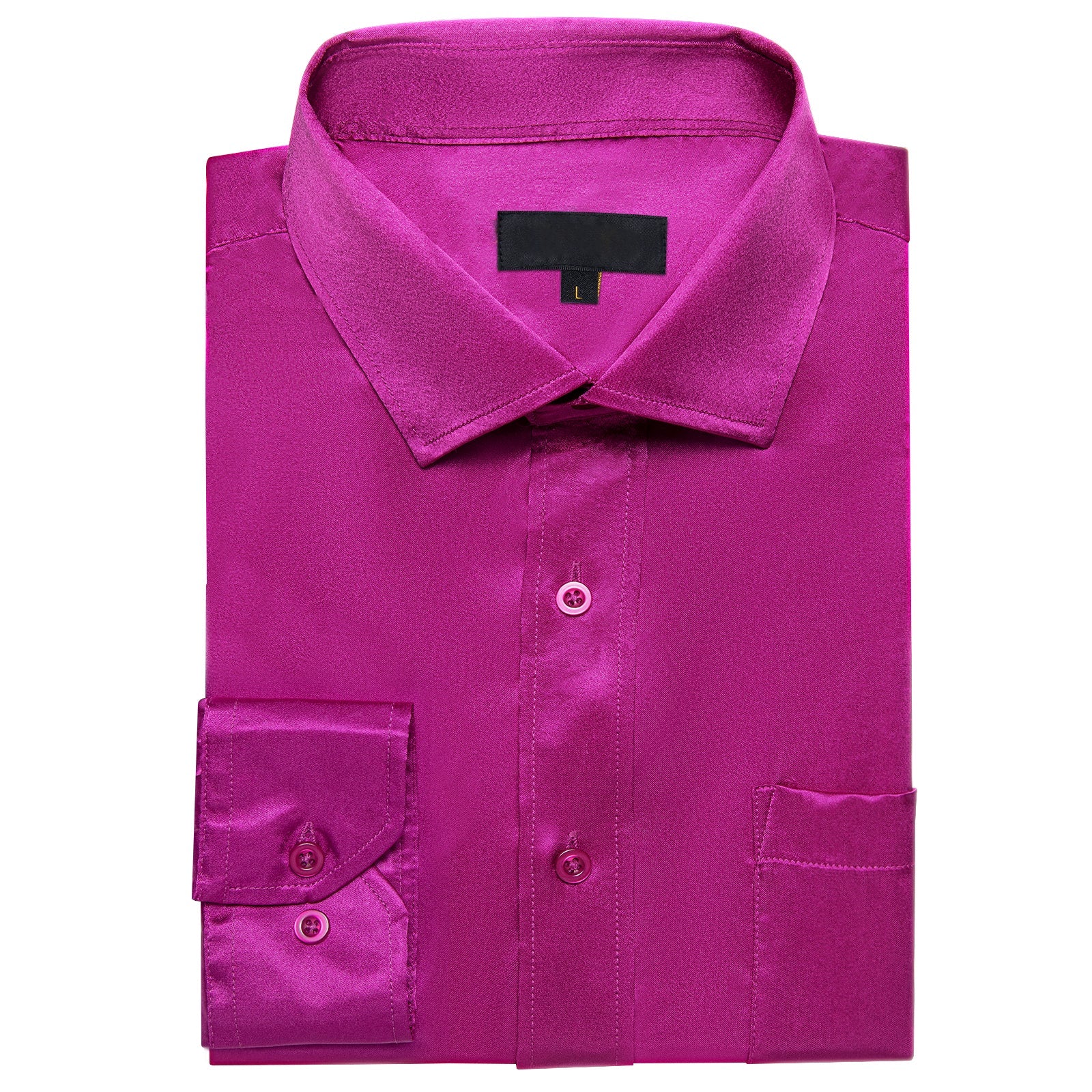 GentCrest Purple Solid Shirt - Image 3
