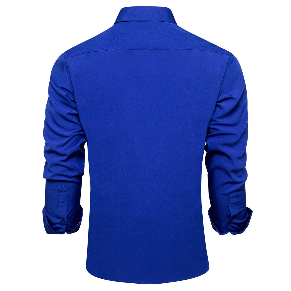 GentCrest Blue Solid Shirt - Image 2