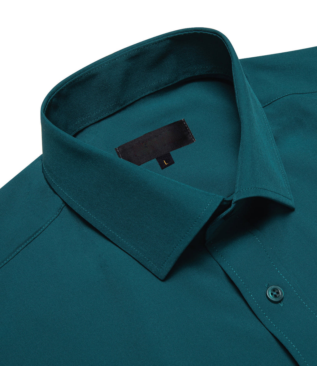 GentCrest Blue Solid Shirt - Image 4