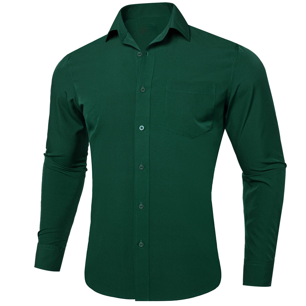 GentCrest Green Solid Shirt - Image 1