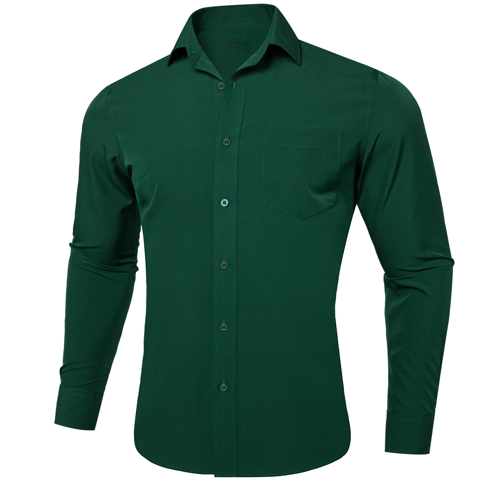 GentCrest Green Solid Shirt - Image 1