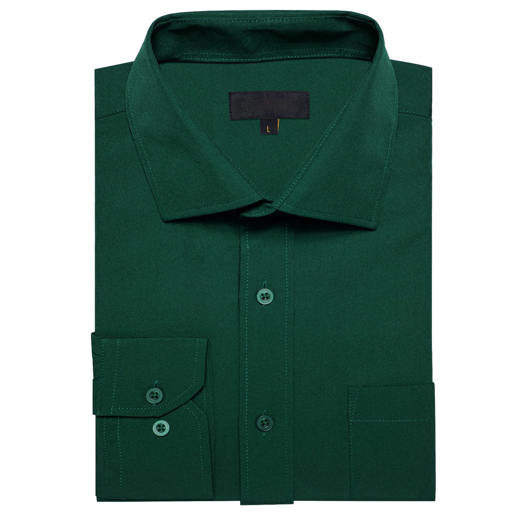GentCrest Green Solid Shirt - Image 3