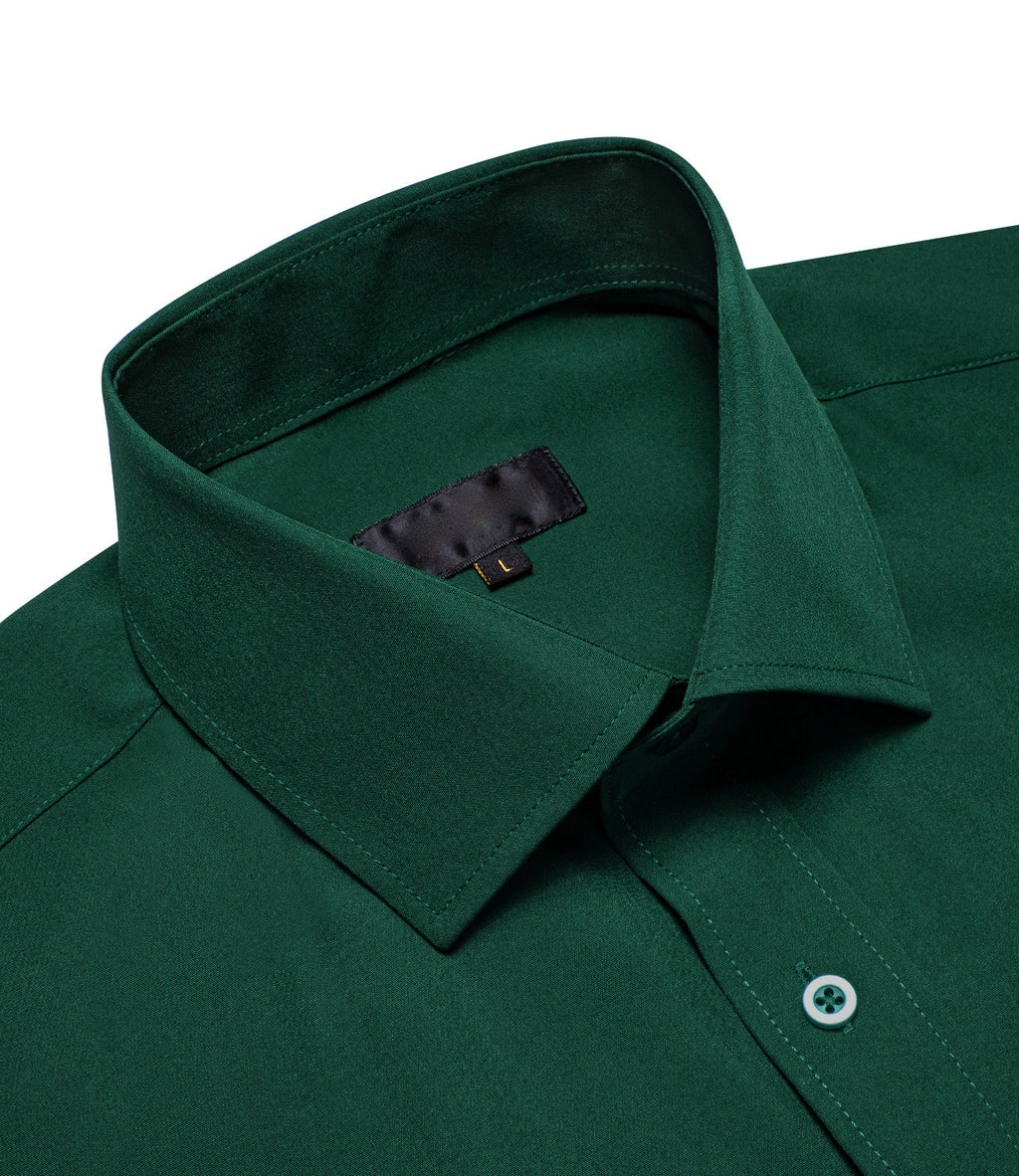 GentCrest Green Solid Shirt - Image 4