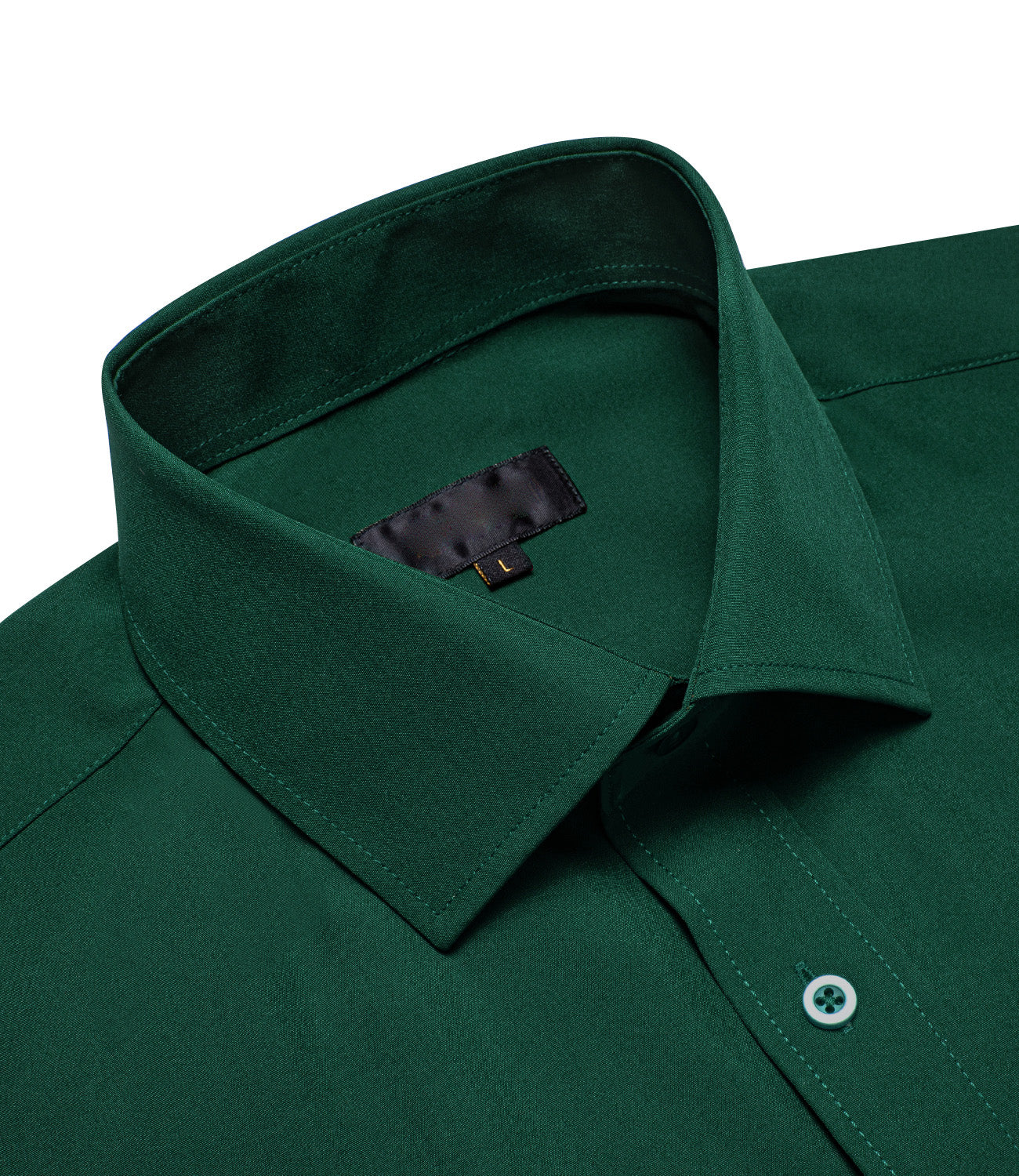 GentCrest Green Solid Shirt - Image 4