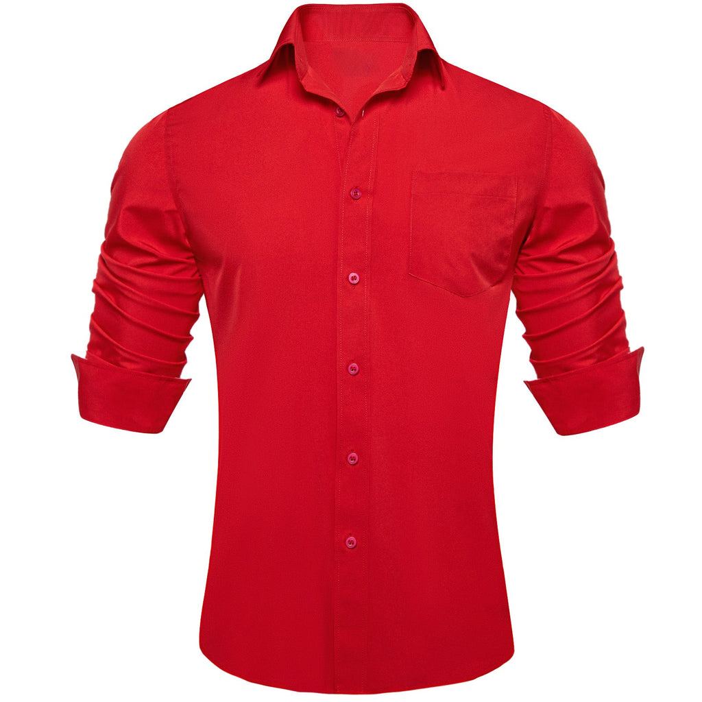 GentCrest Red Solid Shirt - Image 1