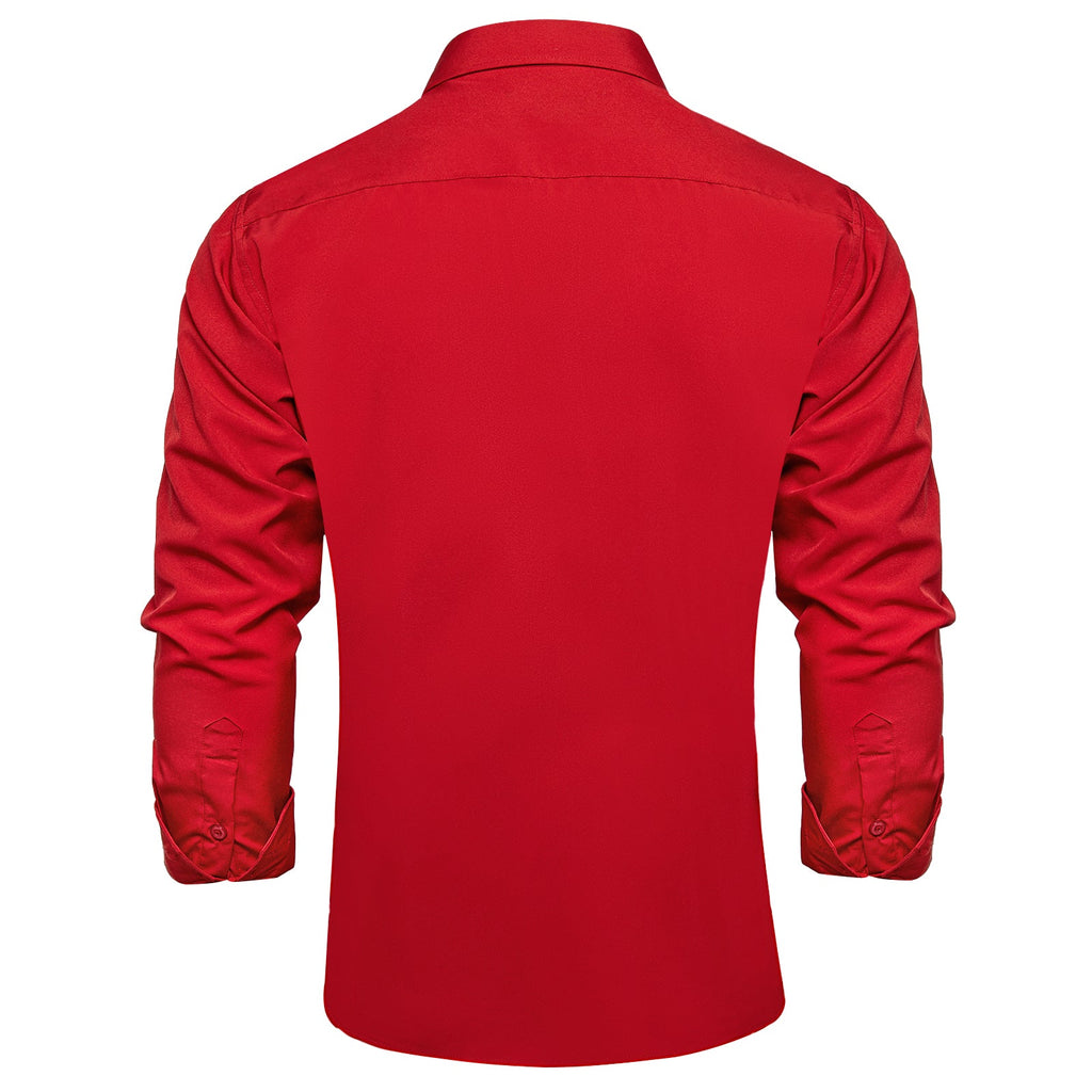GentCrest Red Solid Shirt - Image 2