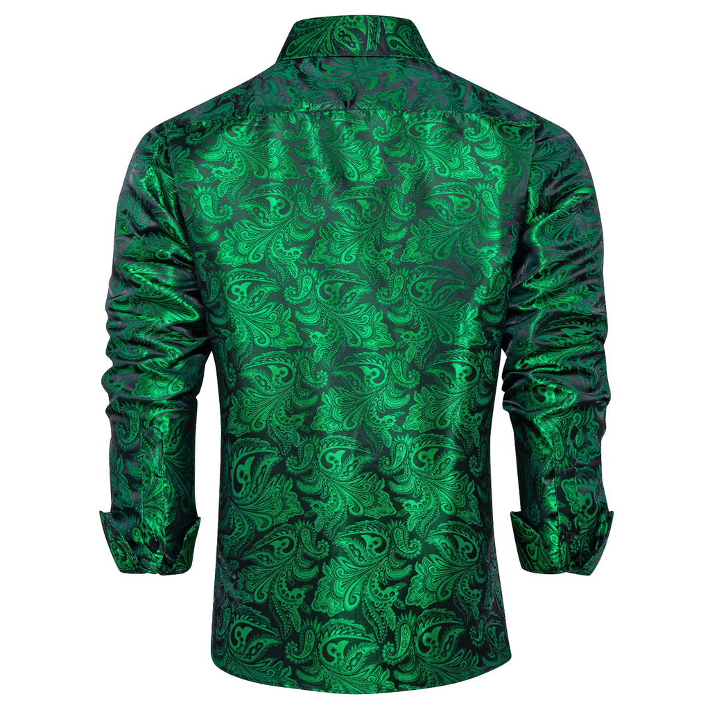 GentCrest Green Paisley Shirt - Image 2
